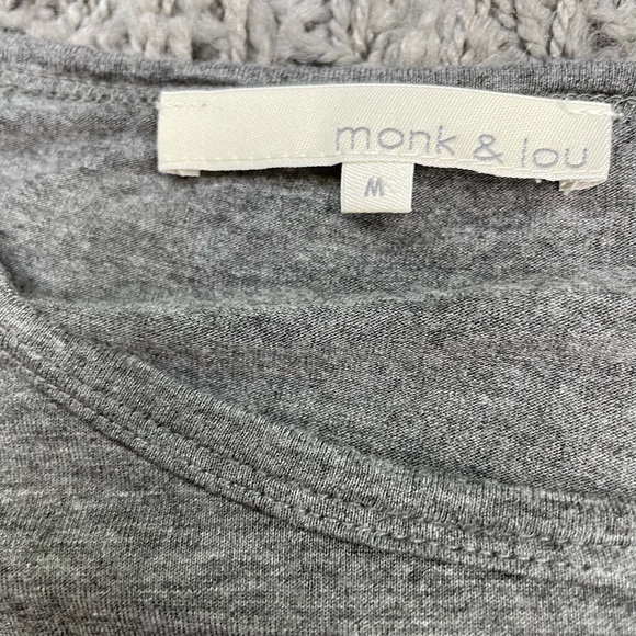 Monk & Lou tie t-shirt - Picture 3 of 4